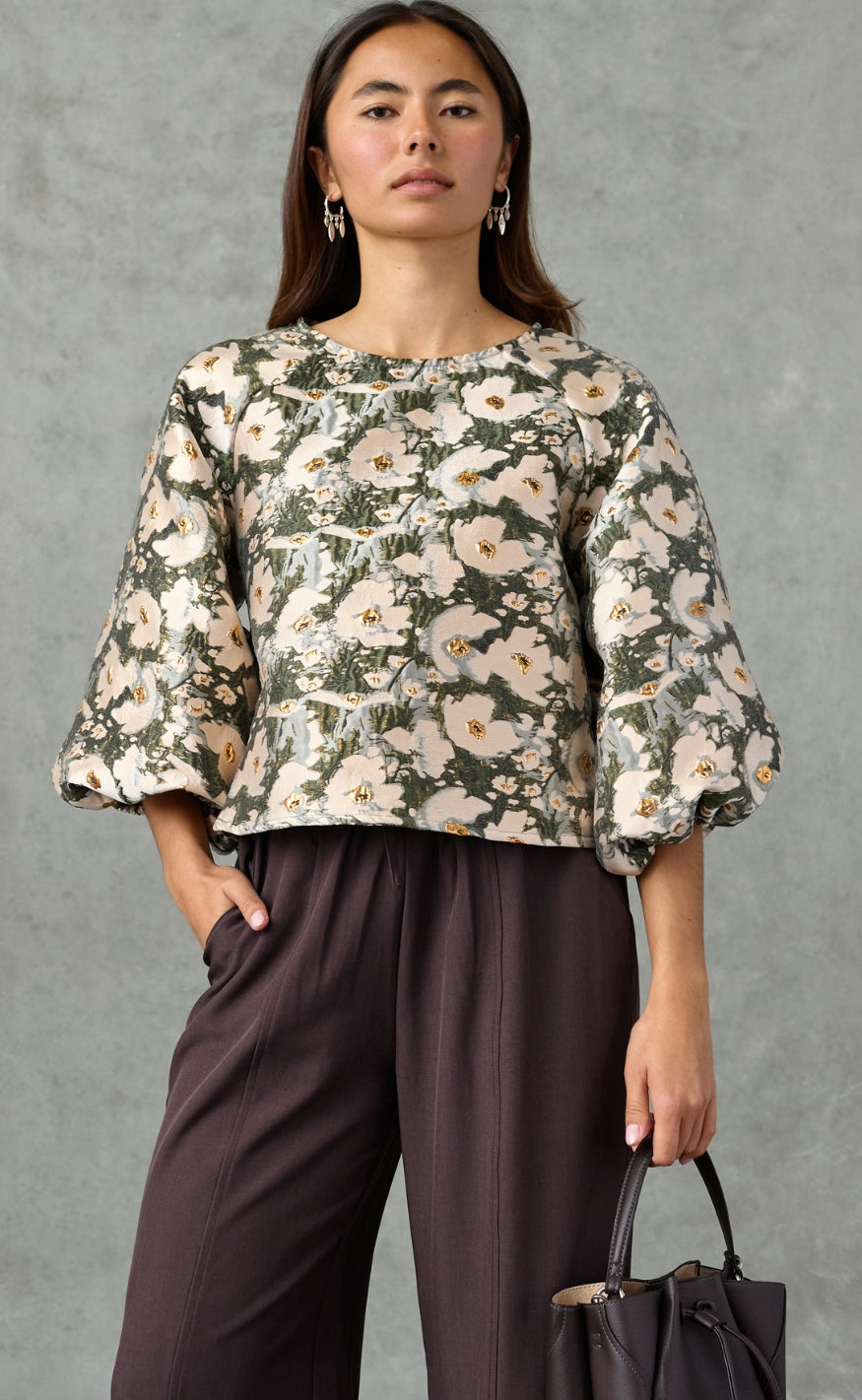 Love & Divine Topp - Love1639 - Green Flower